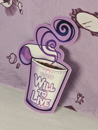 Image 4 of Will to Live (sticker)