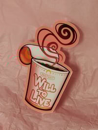 Image 3 of Will to Live (sticker)