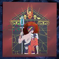 Image 4 of Prince of Hell 6x6 Foil Print