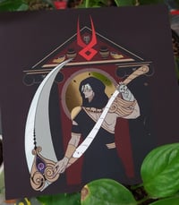 Image 2 of Death Incarnate 6x6 Foil Print