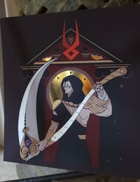 Image 3 of Death Incarnate 6x6 Foil Print