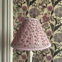 Image 1 of "The Isadora" - Hand Painted Decorative Shade for a Table Lamp