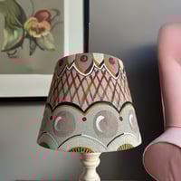 Image 5 of "Trellis" - Hand Painted Patterned Table Lamp Shade
