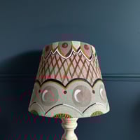Image 3 of "Trellis" - Hand Painted Patterned Table Lamp Shade