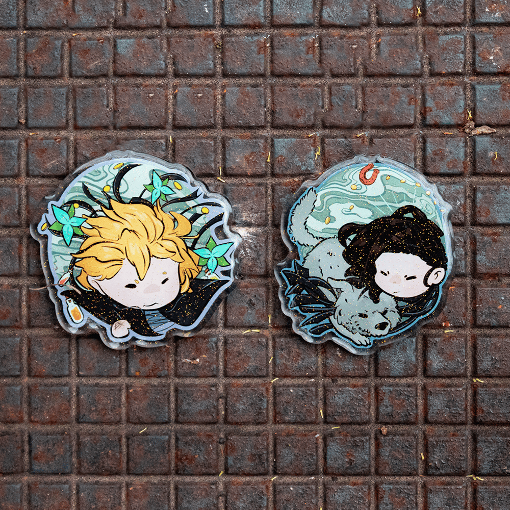 Image of Kelsier & Vin (Mistborn) - Pin