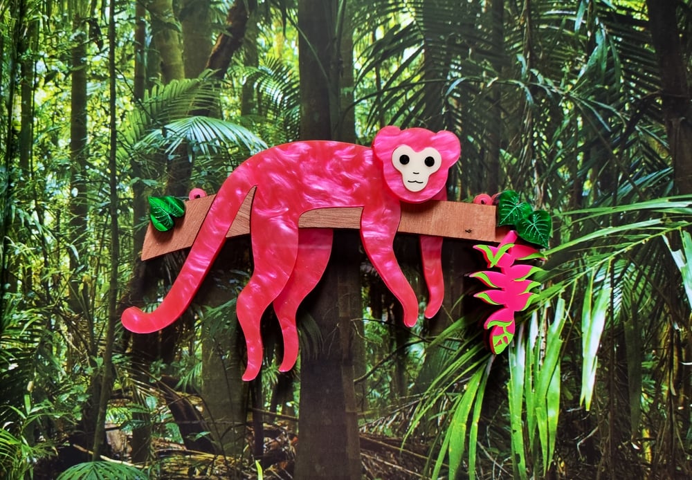 Image of Monkeying around - necklace LIMITED