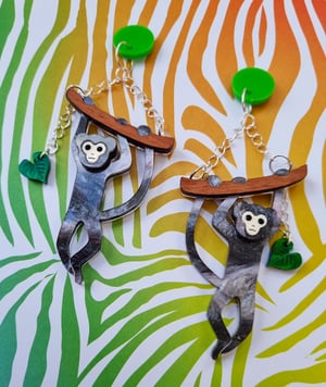 Image of Monkeying around - earrings LIMITED