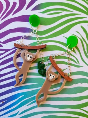 Image of Monkeying around - earrings LIMITED