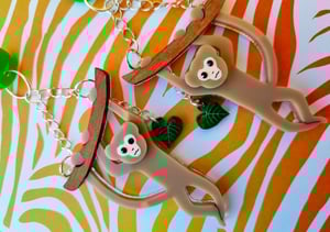 Image of Monkeying around - earrings LIMITED