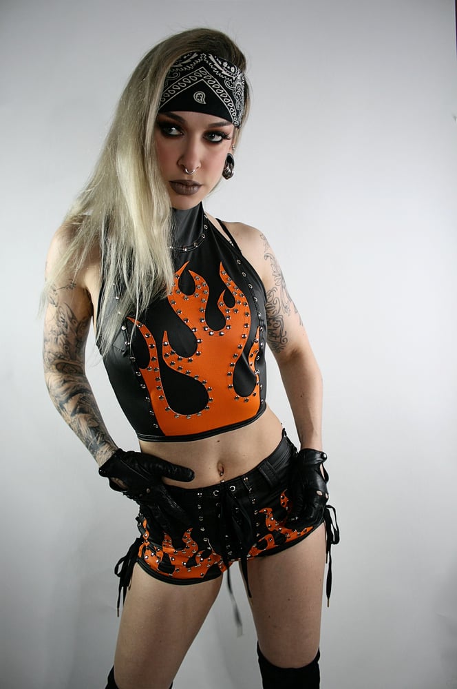 Image of HOT ROD HALTER TOP