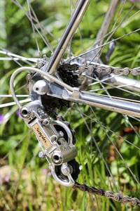 Image 8 of André Sablière's polished aluminum bike, 1975/76