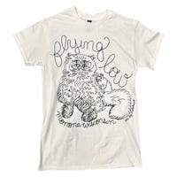 FLYING LOW NAT CAT T-SHIRT WHITE/BLACK