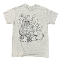 FLYING LOW NAT CAT T-SHIRT GREY/BLACK