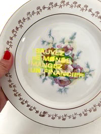 Image 1 of Assiette SAUVEZ LE MONDE…