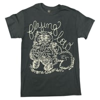 FLYING LOW NAT CAT T-SHIRT BLACK/CREAM