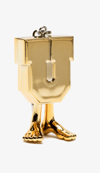 Image 3 of UNDEFEATED X MEDICOM UMAN KEYCHAIN - GOLD [2024]