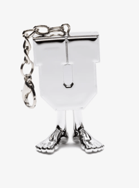 Image 1 of UNDEFEATED X MEDICOM UMAN KEYCHAIN - CHROME [2024]