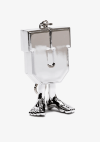 Image 3 of UNDEFEATED X MEDICOM UMAN KEYCHAIN - CHROME [2024]