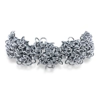 Image 1 of FRACTAL TAPESTRY STARGREY 𒌐 Cybersigilism Choker