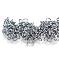 Image 2 of FRACTAL TAPESTRY STARGREY 𒌐 Cybersigilism Choker