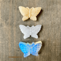 Image 4 of Crystal Butterfly Carving, Hand-Carved Gemstone Figurine for Transformation & Healing, Altar Decor