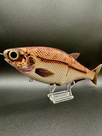 Image 2 of HinK.O Shad 9” ~ Pearl Bronze ~ Slick Baits