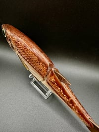 Image 3 of HinK.O Shad 9” ~ Pearl Bronze ~ Slick Baits
