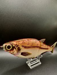 Image 5 of HinK.O Shad 9” ~ Pearl Bronze ~ Slick Baits