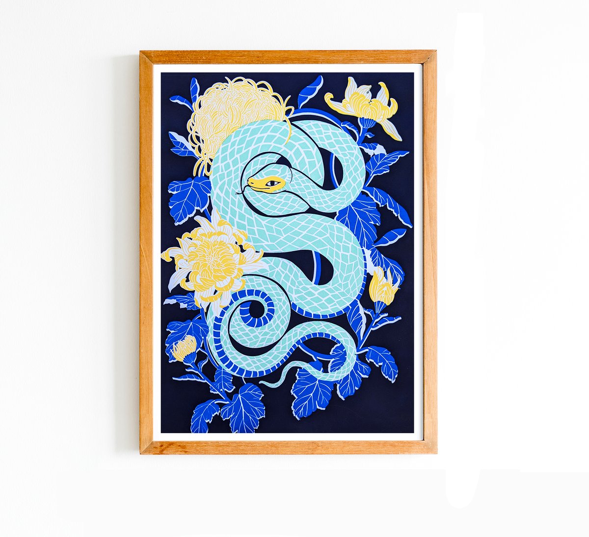 Sérigraphie Serpent