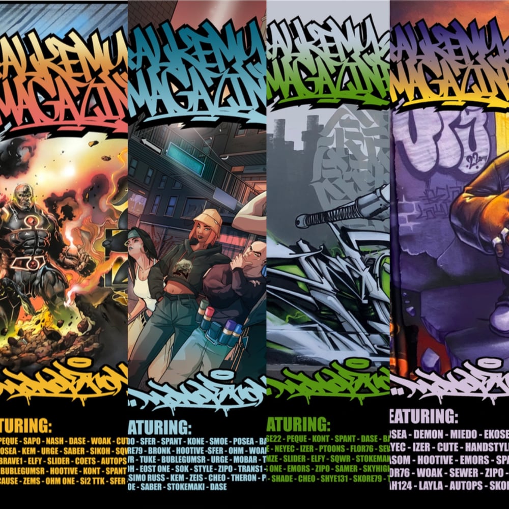 Image of Alkemy Magazine issues 6-9 PDFs  (DIGITAL PRODUCT)