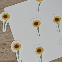 Sunflower sticker
