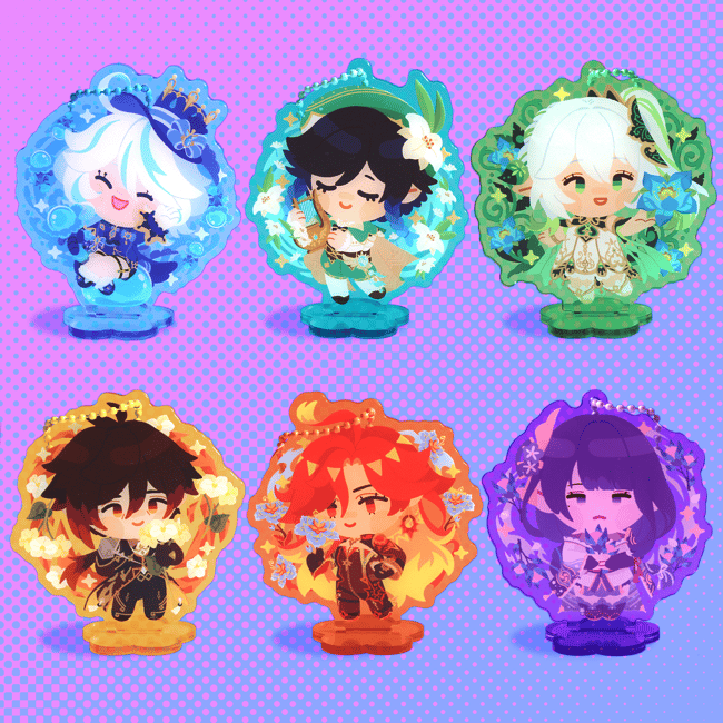 [PRE-ORDER] Archon Flowers Standee Charms