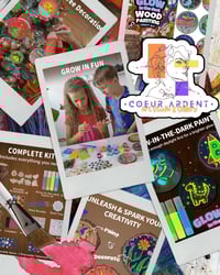 Kids Wooden Painting Kit - Glow in The Dark