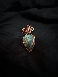 Image 1 of Green hued Labradorite Pendant 
