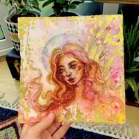 Image 1 of Golden Tears, Original Watercolor Painting