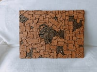 Image 1 of HANDMADE STEAMPUNK CANVAS WITH PANELLING