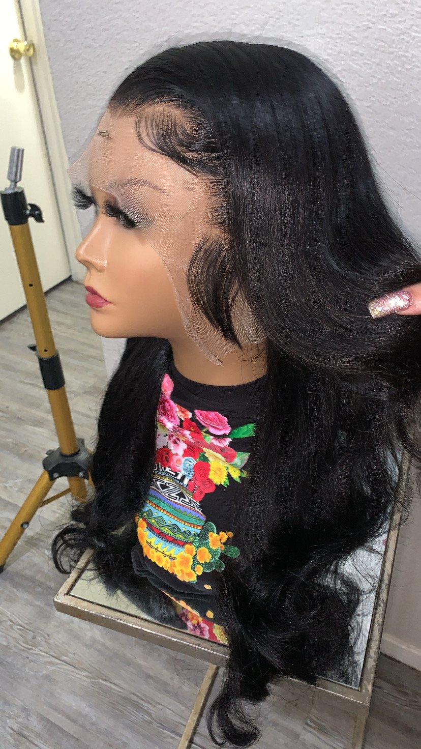 Image of 26 Inch HD Straight Lace Frontal Wig