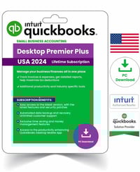 Image 1 of QuickBooks Premier Plus 2024 – Lifetime License (Win) USA version