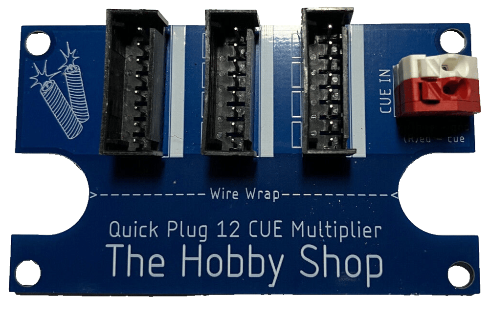 Quick Plug Board 12 CUE Multiplier 2-pin in 8-pin out Wire Wrap Quick Plug Board