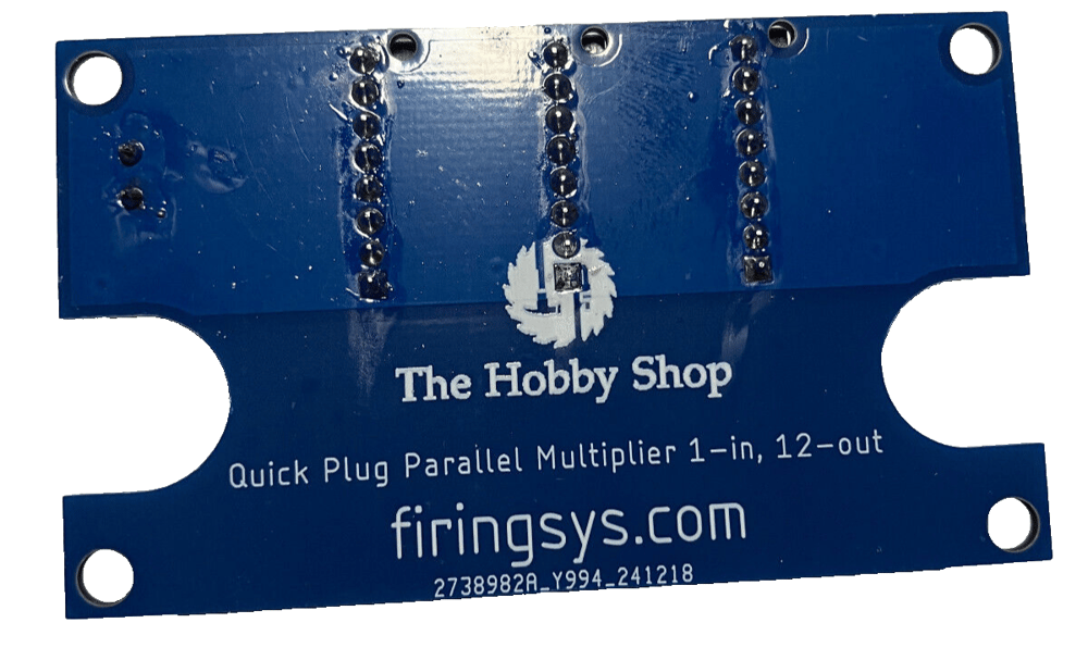 Quick Plug Board 12 CUE Multiplier 2-pin in 8-pin out Wire Wrap Quick Plug Board