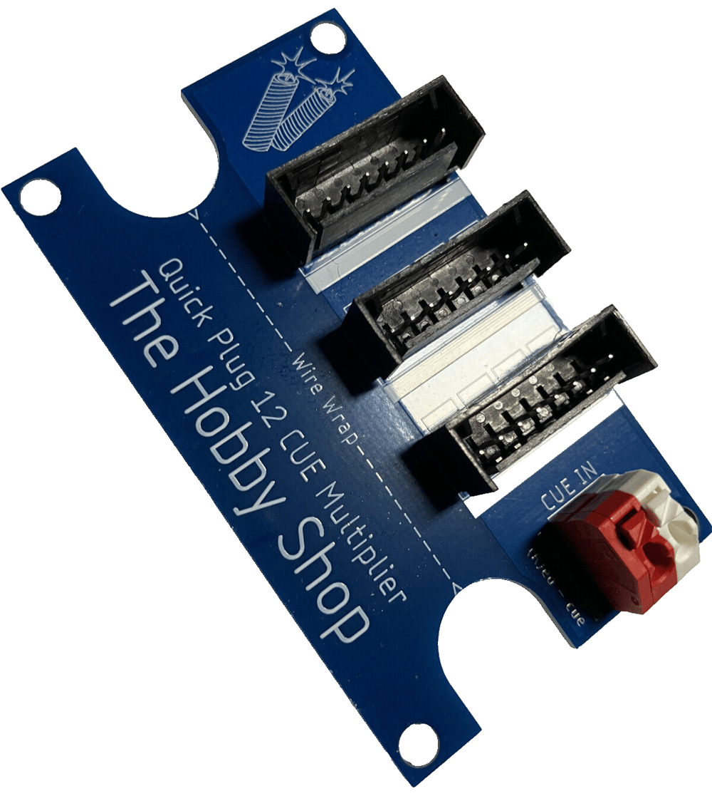 Quick Plug Board 12 CUE Multiplier 2-pin in 8-pin out Wire Wrap Quick Plug Board