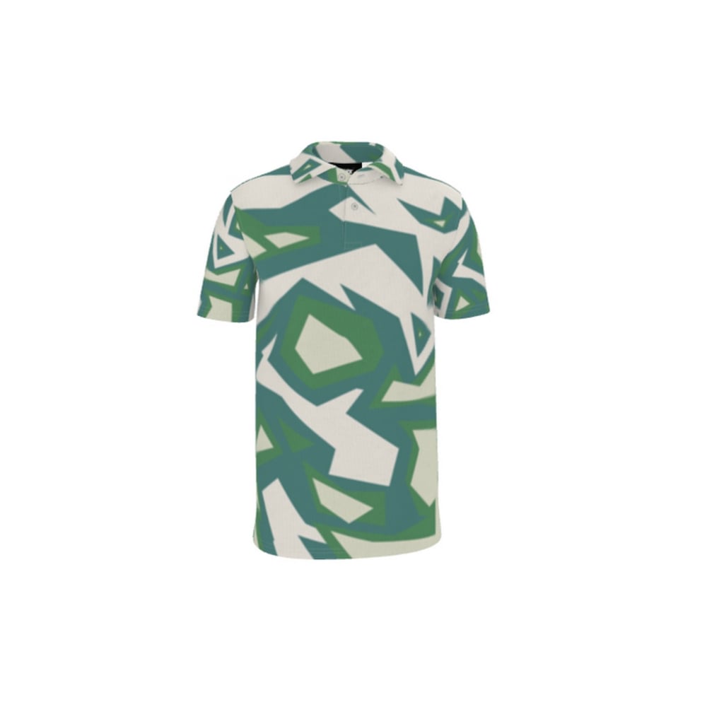 MSW Shards polo shirt - green/white