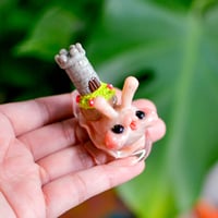 Image 1 of Princess Tower Snail Beastie (Light Pink)