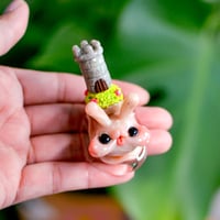 Image 2 of Princess Tower Snail Beastie (Light Pink)