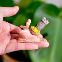 Image 4 of Princess Tower Snail Beastie (Light Pink)