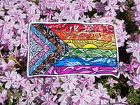 Image 4 of Quilted Queer Vinyl Sticker 