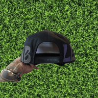 Image 3 of Black & Oil Slick Groovy Snapback