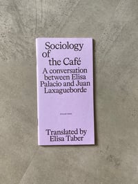 Image 1 of SOCIOLOGY OF THE CAFÉ