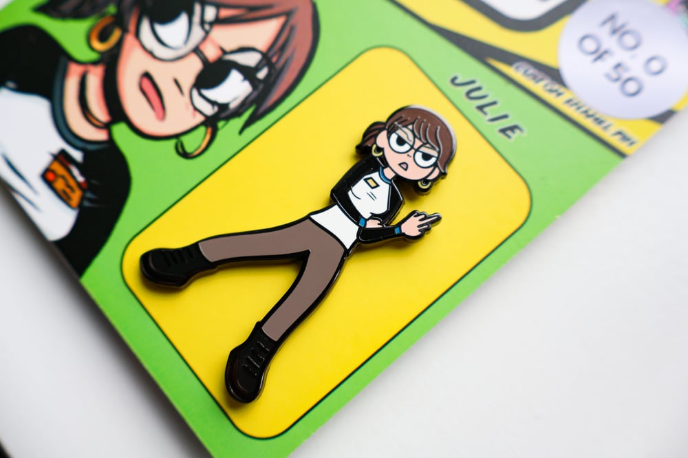 Julie Coffee Shop - Hard Enamel Pin