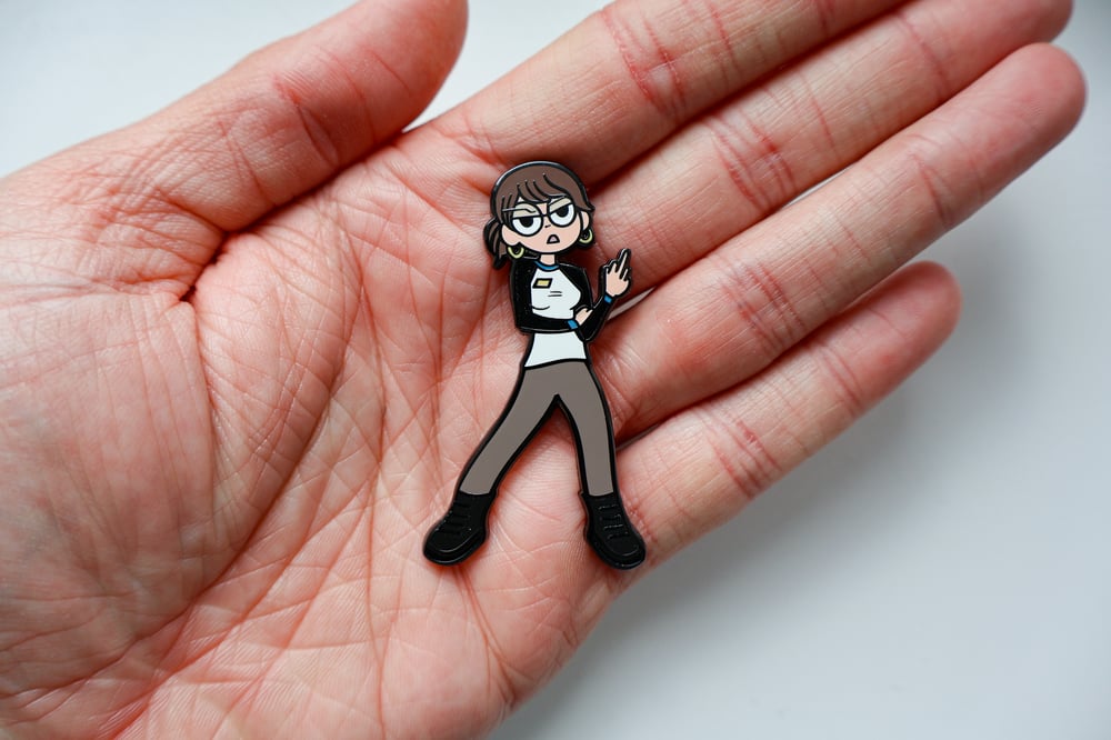Julie Coffee Shop - Hard Enamel Pin